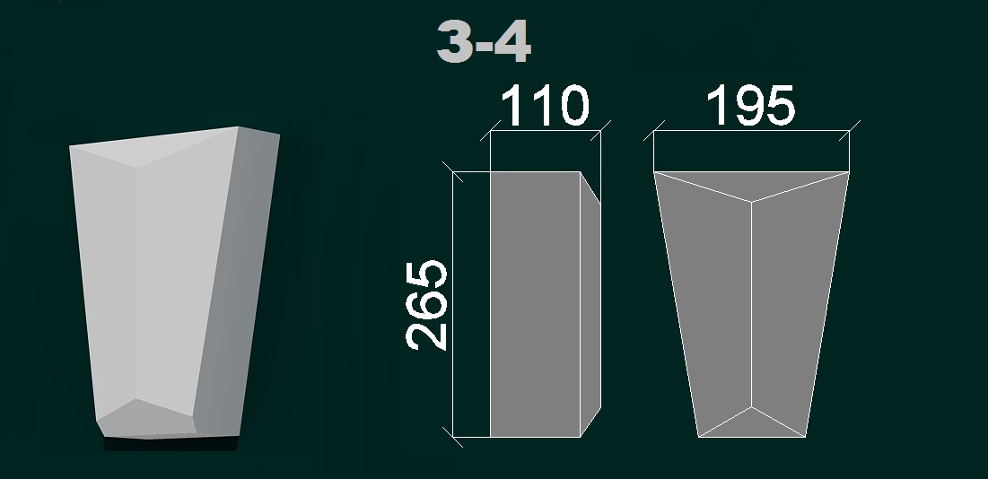 Фасадний карниз К 4